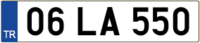 Truck License Plate